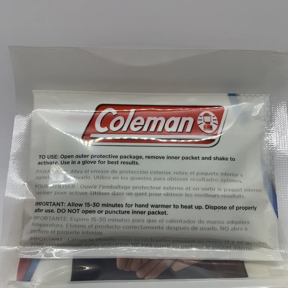 Lot of 3‎ Coleman Hand Warmers 4 Packs (8 Total) - Buy More And Save More New